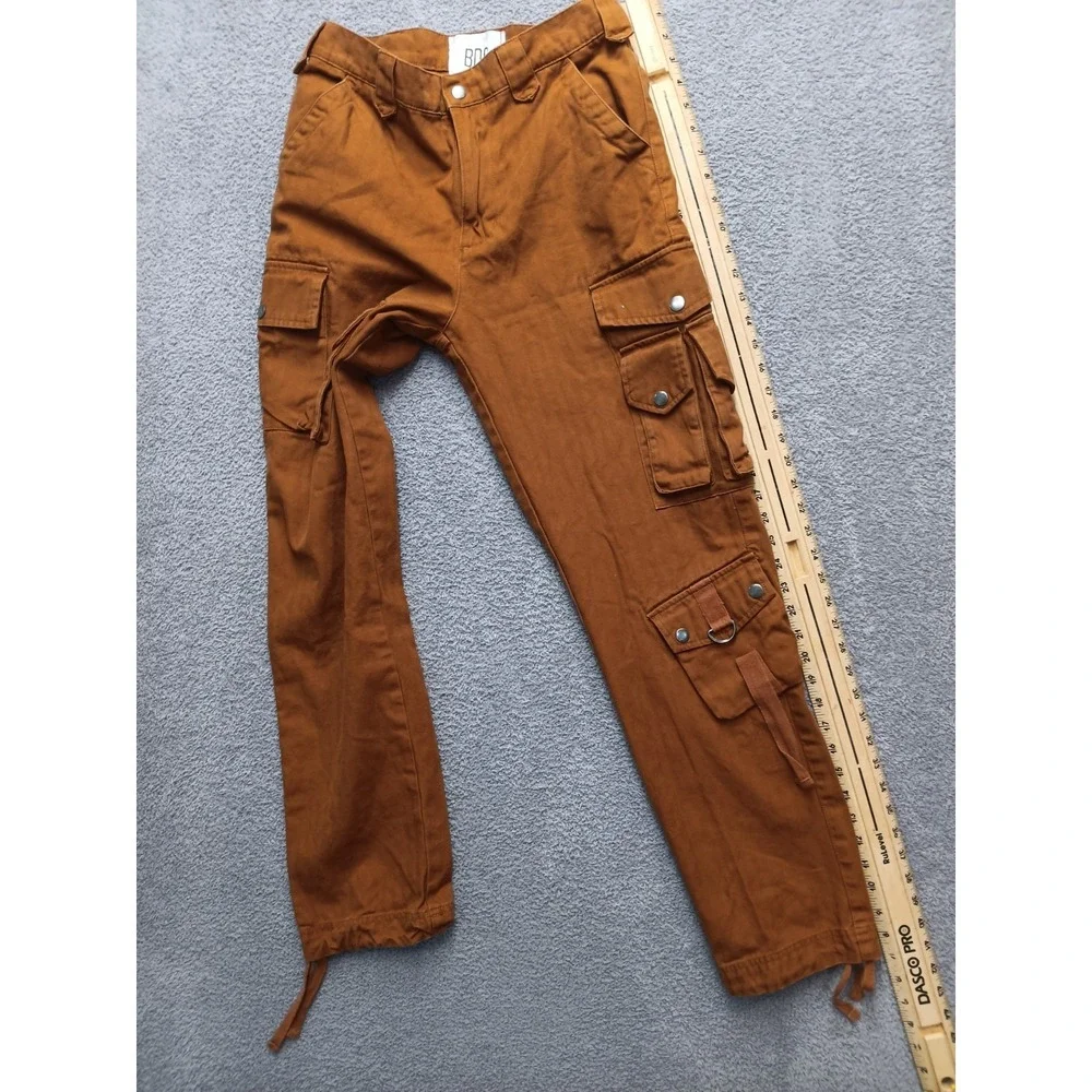 BDG Women's Cargo Pants‎ Size 28 Rust Brown Utility 100% Cotton